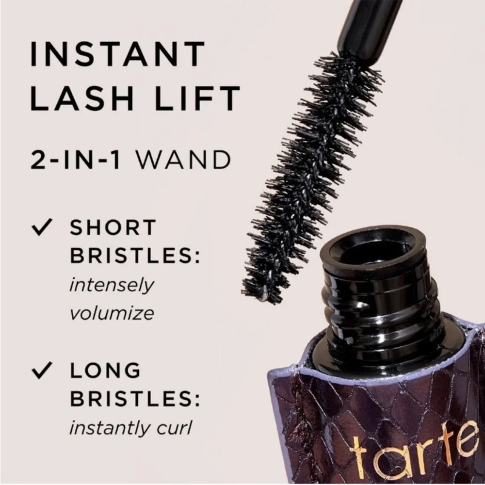 NWT Tarte Lights, Camera, Lashes 4-in-1 Mascara Travel Size